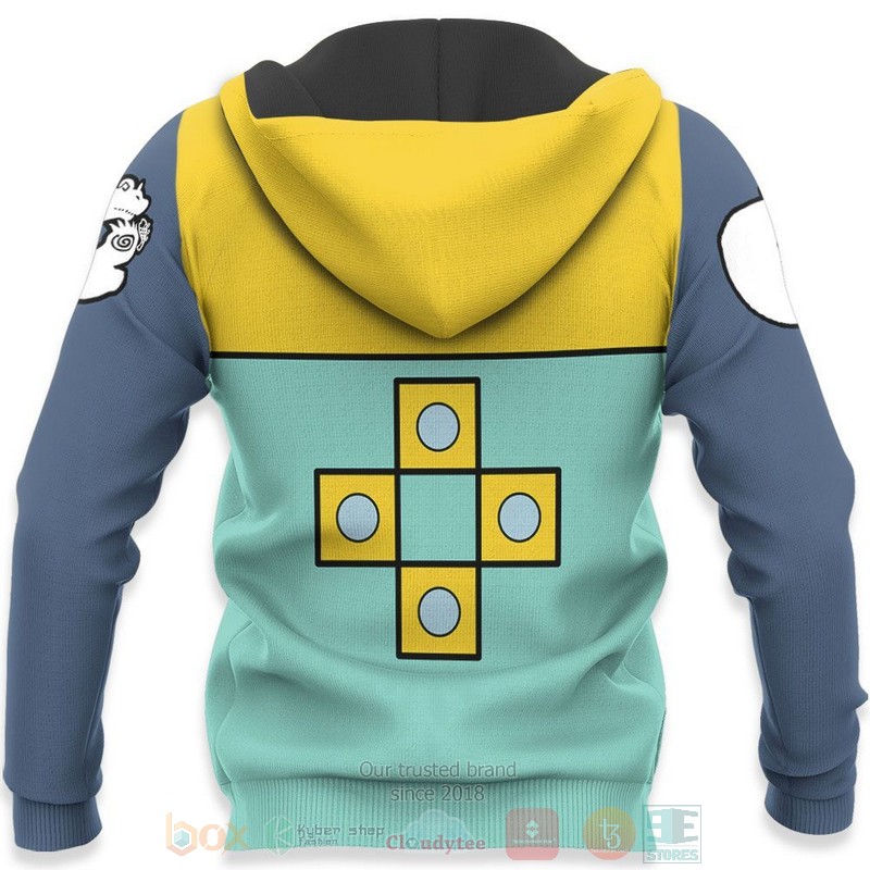 Seven Deadly Sins King Uniform Anime 3D Hoodie Bomber Jacket 1 2 3 4