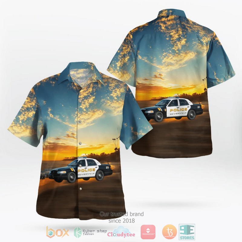 Sevierville Police Department Sevierville Tennessee Hawaiian Shirt word1