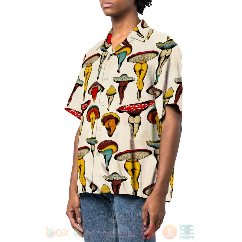 BEST Sexy Mushroom 3D Aloha Shirt 2 Sexy Mushroom Hawaiian Shirt 1