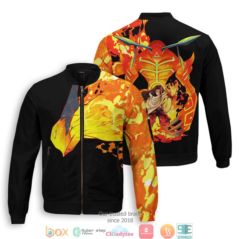 Shaman King Hao Bomber Jacket word1