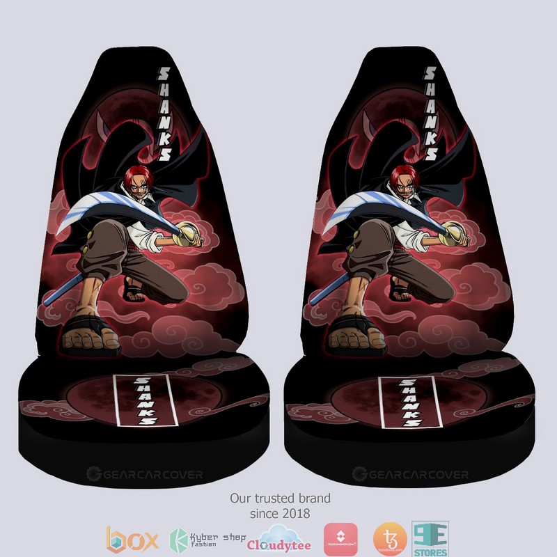 Shanks One Piece Anime Car Seat Cover 3 Shanks One Piece Anime Car Seat Cover 1 2