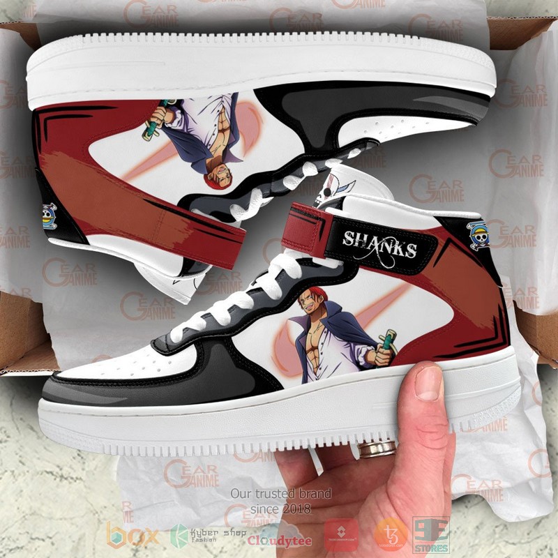 NEW Shanks One Piece Anime High Top Air Force Shoes 4 Shanks One Piece Anime High Air Force Shoes 1 2 3