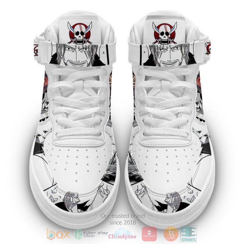Shanks One Piece Anime Mix Manga High Air Force Shoes 1