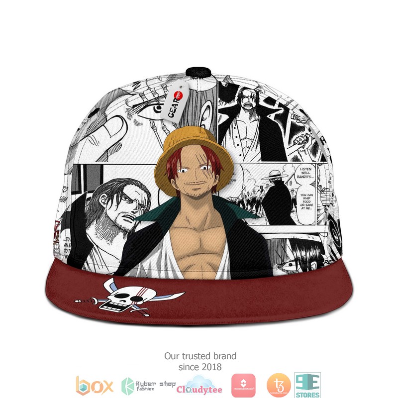 Shanks One Piece Anime Mix Manga Snapback hat