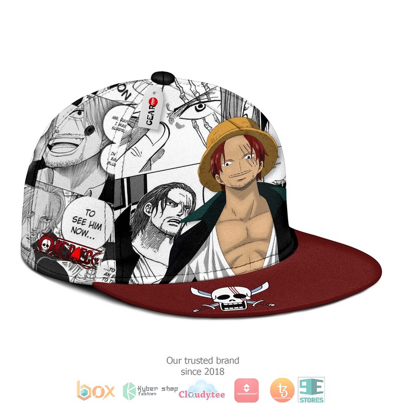 Shanks One Piece Anime Mix Manga Snapback hat 1