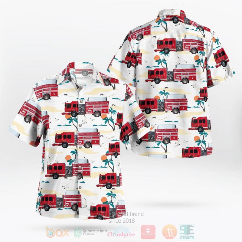 BEST Sheldon, South Carolina, Sheldon Fire Department 3D Aloha Shirt word1