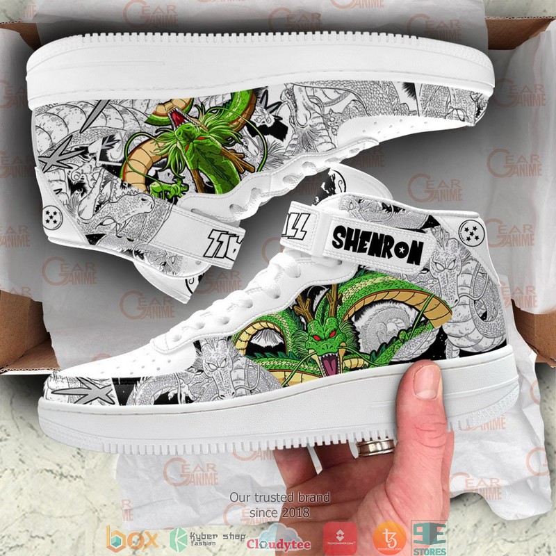 Shenron Dragon Ball Anime Mix Manga High Air Force Shoes 1 2 3