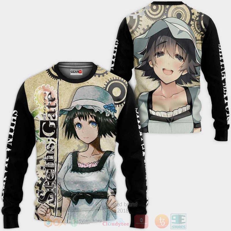 BEST Anime Shiina Mayuri Steins Gate All Over Print Hoodie-Bomber Jacket 2 Shiina Mayuri Custom Steins Gate Anime 3D Hoodie Bomber Jacket 1