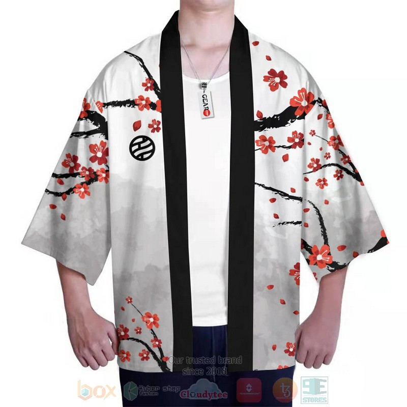 BEST Shikamaru Cherry Blossom Naruto Anime Japan 3D Print Kimono 3 Shikamaru Cherry Blossom Naruto Anime Inspired Kimono 1 2