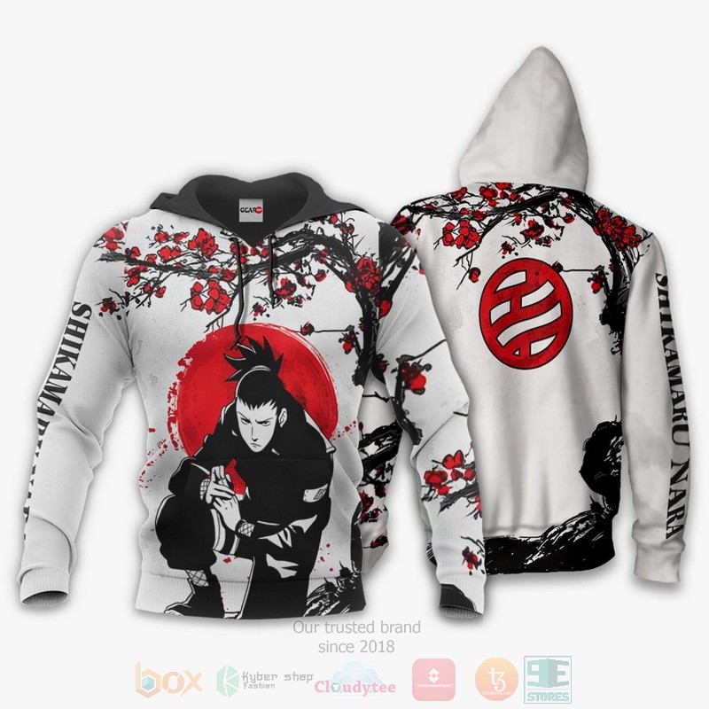 BEST Anime Shikamaru Naruto All Over Print Hoodie-Bomber Jacket 3 Shikamaru Custom Naruto Anime 3D Hoodie Bomber Jacket 1 2