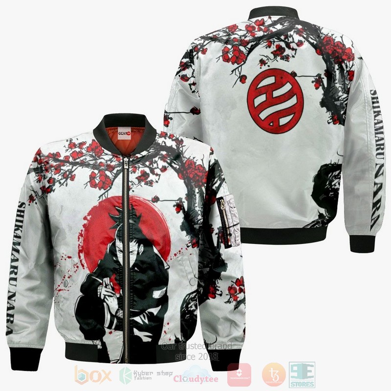 BEST Anime Shikamaru Naruto All Over Print Hoodie-Bomber Jacket 4 Shikamaru Custom Naruto Anime 3D Hoodie Bomber Jacket 1 2 3