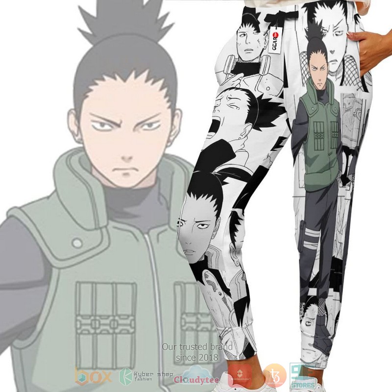Shikamaru Nara Naruto Anime Manga Style Jogger longpants 1