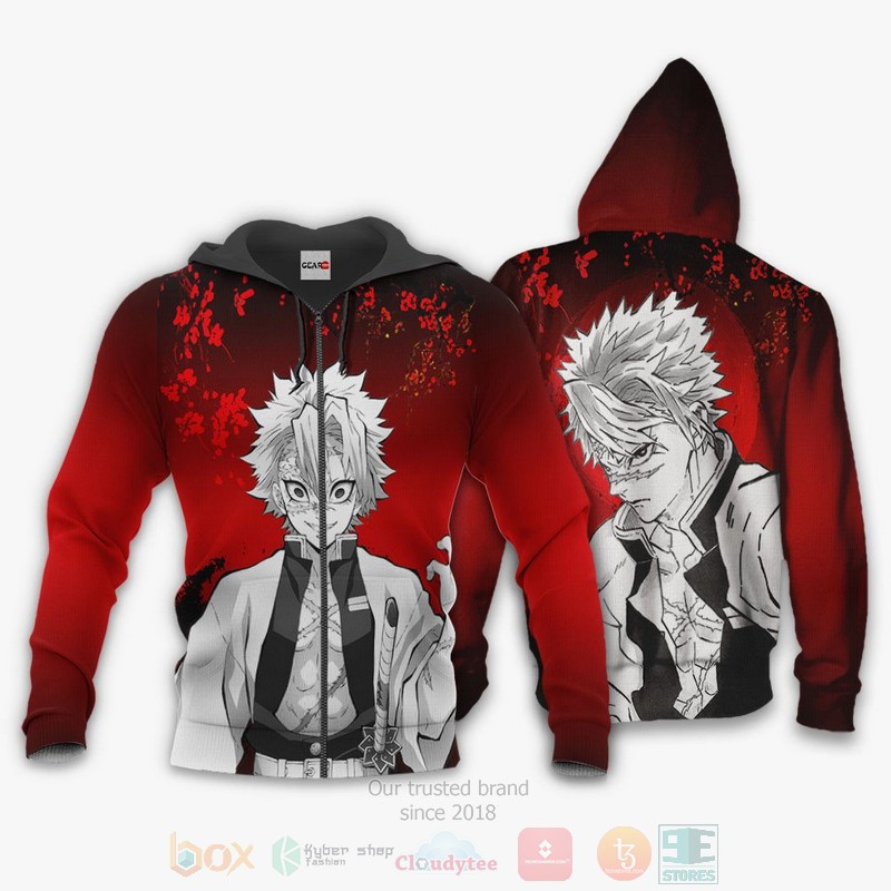 BEST Anime Shinazugawa Sanemi Kimetsu All Over Print Hoodie-Bomber Jacket 12 Shinazugawa Sanemi Custom Kimetsu Anime 3D Hoodie Bomber Jacket