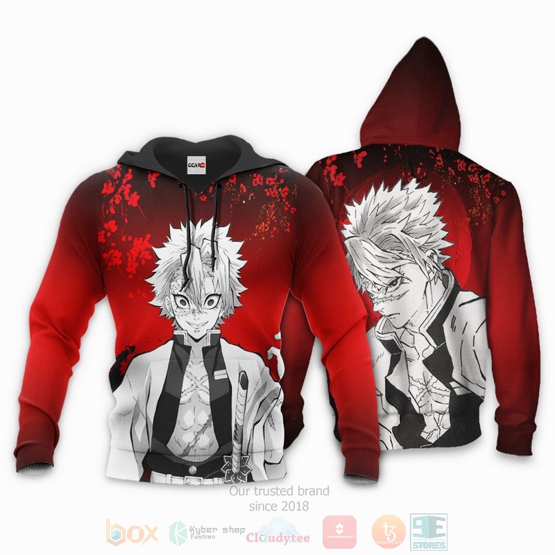 BEST Anime Shinazugawa Sanemi Kimetsu All Over Print Hoodie-Bomber Jacket 3 Shinazugawa Sanemi Custom Kimetsu Anime 3D Hoodie Bomber Jacket 1 2