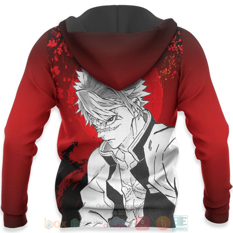BEST Anime Shinazugawa Sanemi Kimetsu All Over Print Hoodie-Bomber Jacket 5 Shinazugawa Sanemi Custom Kimetsu Anime 3D Hoodie Bomber Jacket 1 2 3 4
