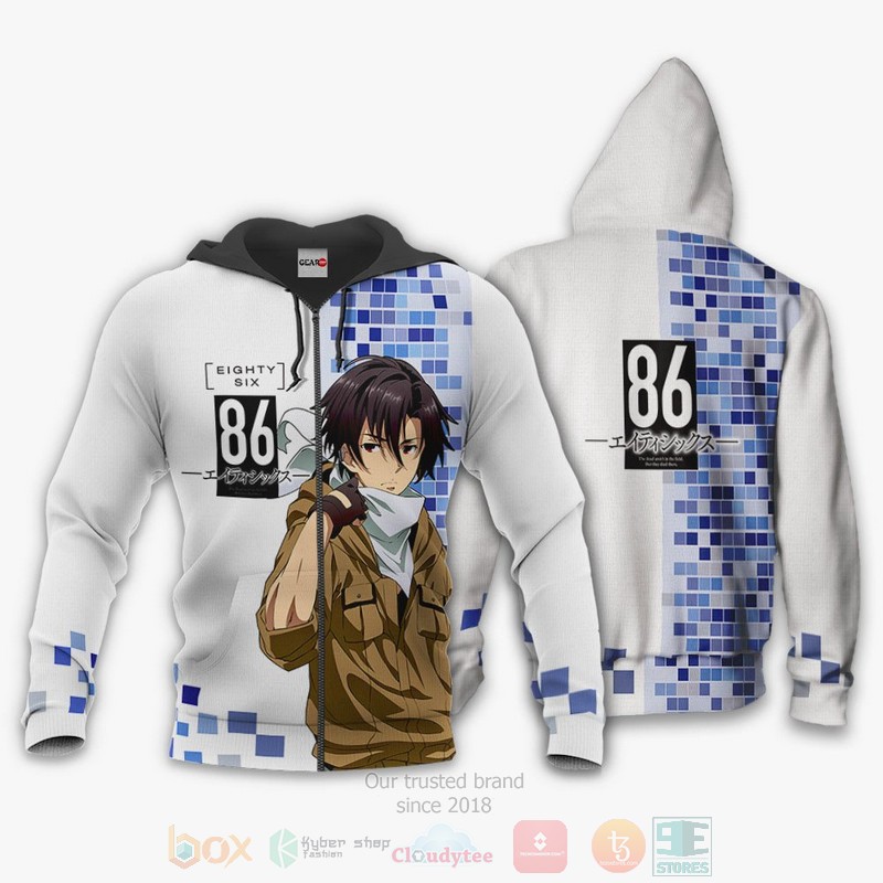 Shinei Nouzen Custom Anime 86 Eighty Six 3D Hoodie Bomber Jacket