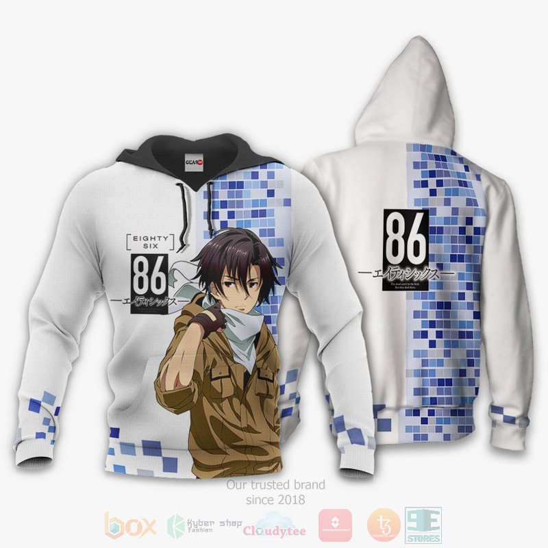 Shinei Nouzen Custom Anime 86 Eighty Six 3D Hoodie Bomber Jacket 1 2
