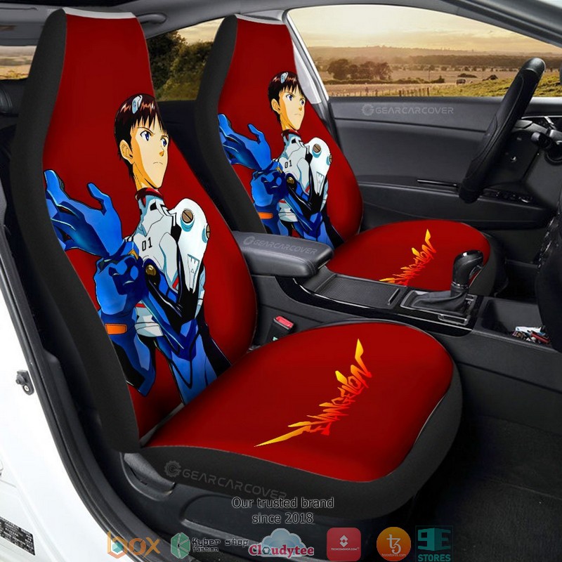 Shinji Ikari Neon Genesis Evangelion Anime Car Seat Cover