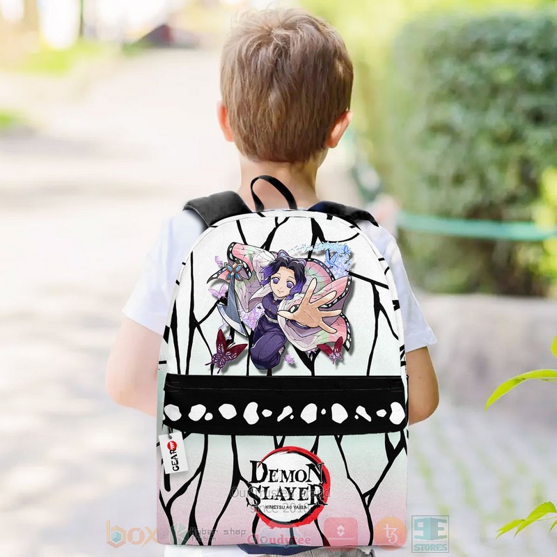 BEST Shinobu Kocho Kimetsu Anime 3D Print Backpack 3 Shinobu Kocho Kimetsu Anime Backpack 1 2