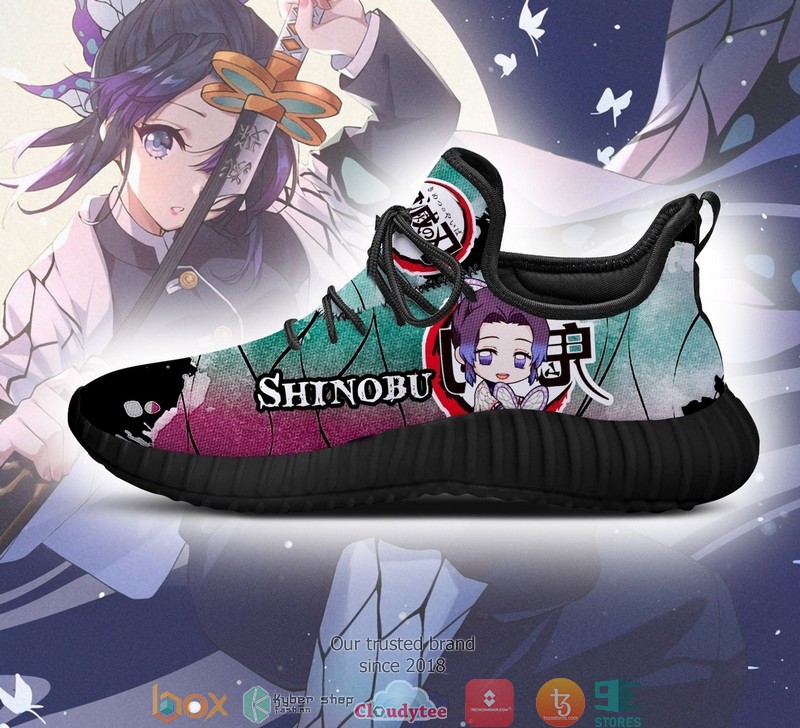Shinobu Kocho Kimetsu Anime Reze Sneaker Shoes 3 Shinobu Kocho Kimetsu Anime Reze Sneaker Shoes 1 2