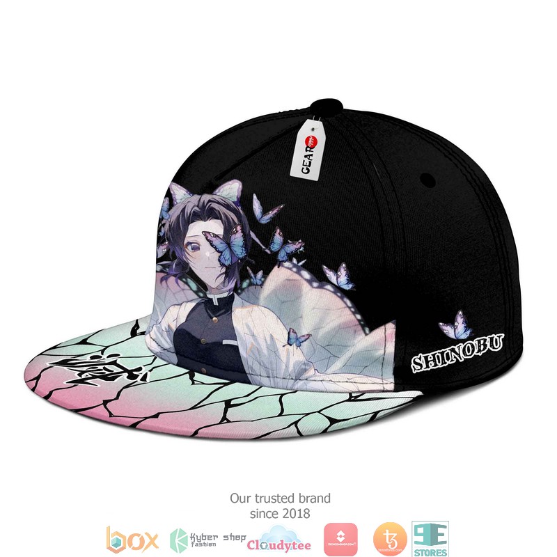 Shinobu Kocho Kimetsu Anime Snapback hat 1