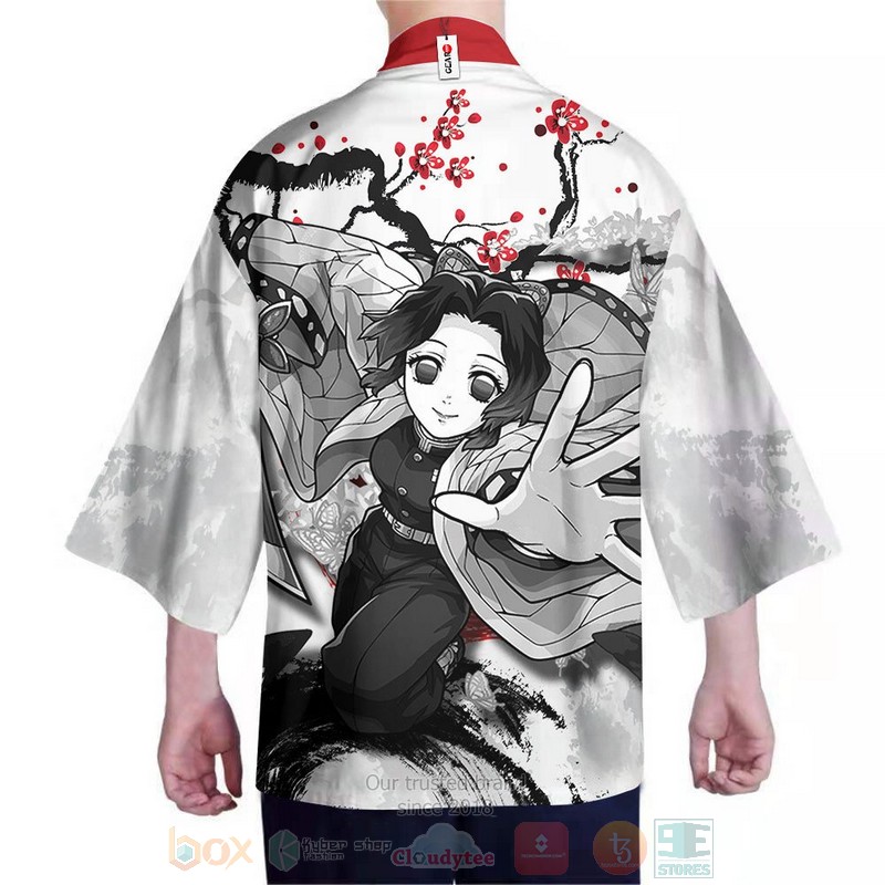 BEST Shinobu Kocho Kimetsu Haori Anime Japan 3D Print Kimono 4 Shinobu Kocho Kimetsu Haori Anime Inspired Kimono 1 2 3