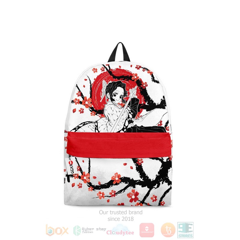Shinobu Kocho Kimetsu White Anime Backpack