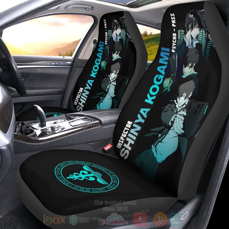Shinya Kogami Psycho Pass Anime Car Seat Cover 1