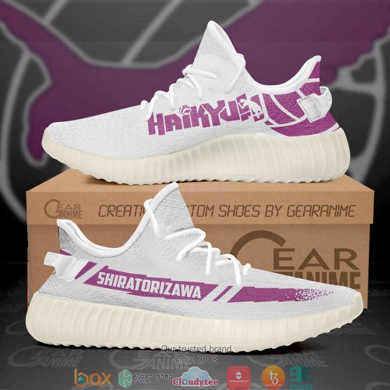 Shiratorizawa Haikyuu Anime Yeezy Sneaker Shoes