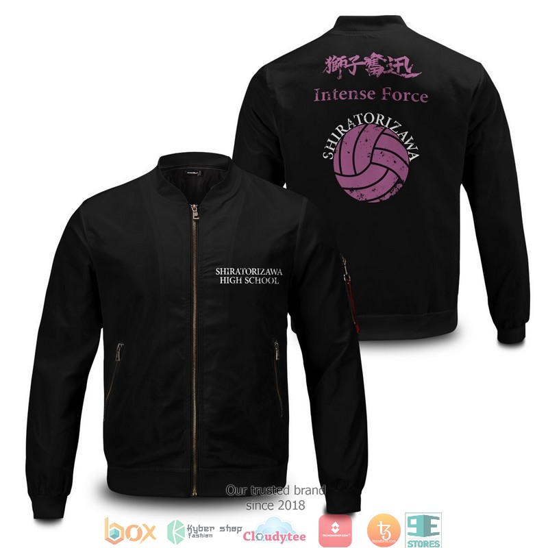 Shiratorizawa Rally Bomber Jacket word2