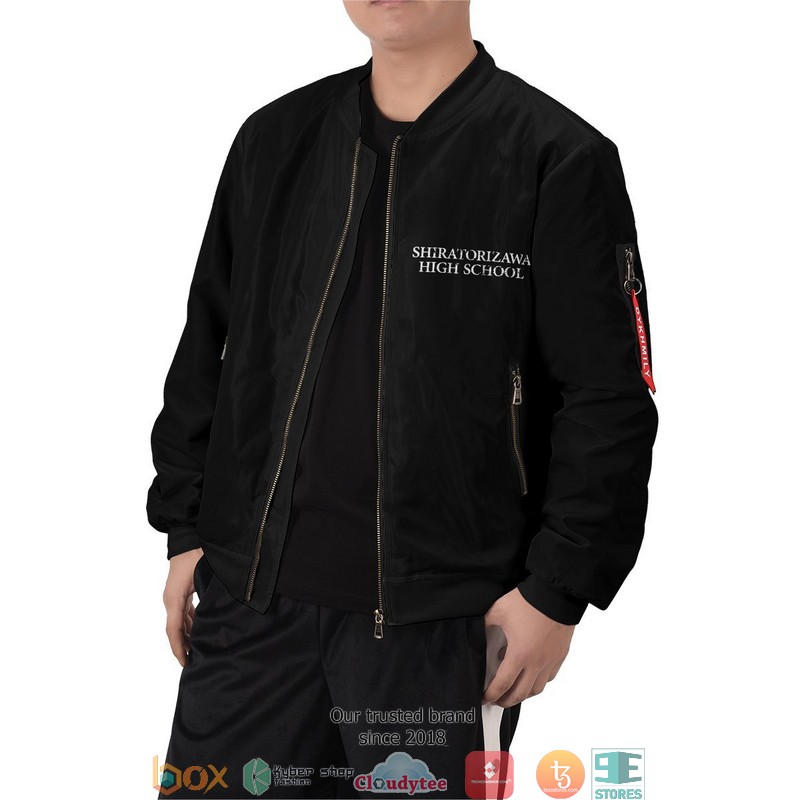Shiratorizawa Rally Bomber Jacket word3