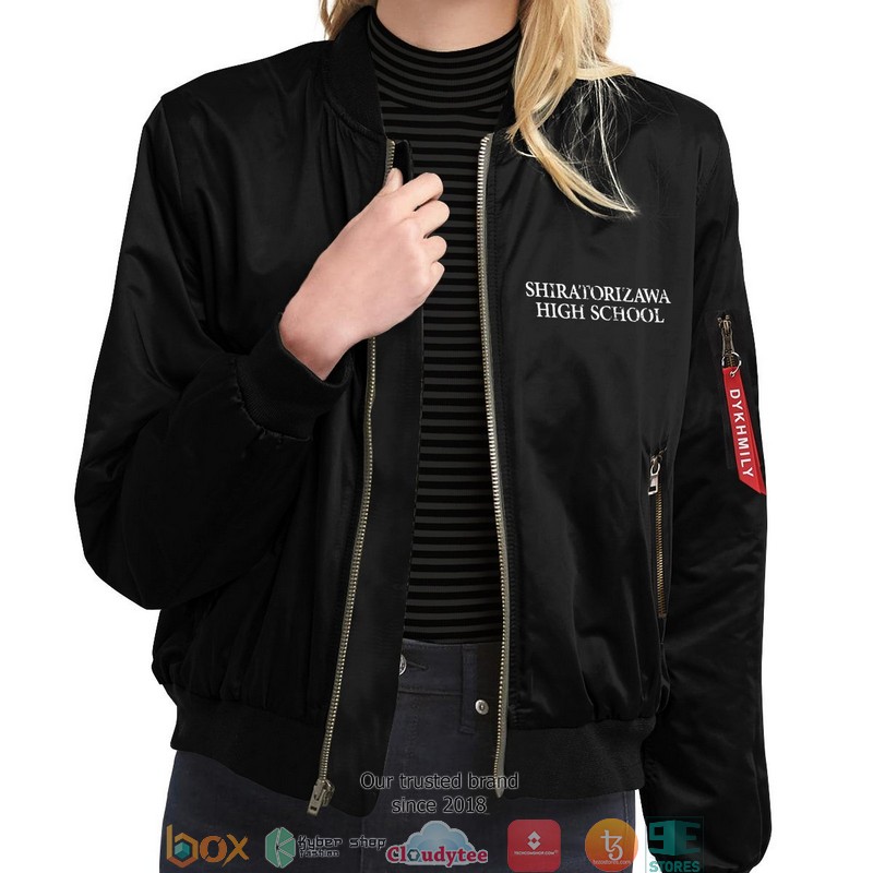 Shiratorizawa Rally Bomber Jacket word3