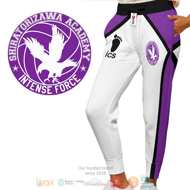 BEST Shiratorizawa Uniform Anime Haikyuu Longpants 3 Shiratorizawa Uniform Anime Haikyuu Jogger longpants 1 2