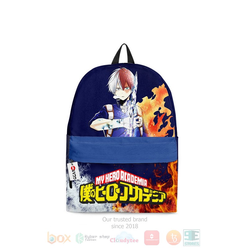 Shoto Todoroki Anime My Hero Academia Backpack