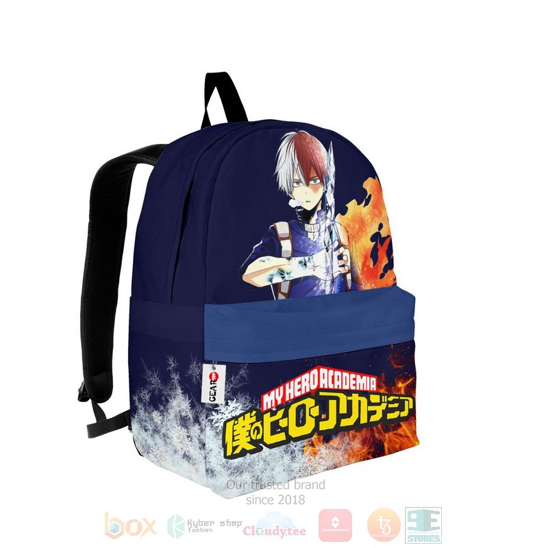 Shoto Todoroki Anime My Hero Academia Backpack 1