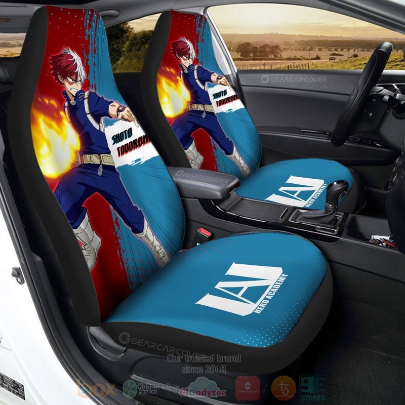 Shoto Todoroki My Hero Academia Anime Car Seat Cover