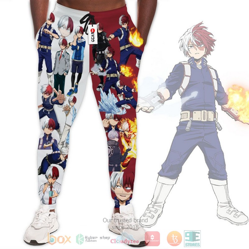 Shoto Todoroki My Hero Academia Anime Jogger longpants 1