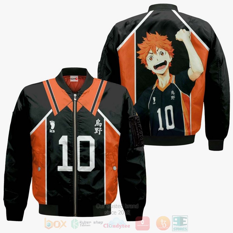 BEST Anime Shoyo Hinata Karasunos Haikyuu 3D Hoodie, Shirt 5 Shoyo Hinata Karasunos Haikyuu Anime 3D Hoodie Shirt 1 2 3 4