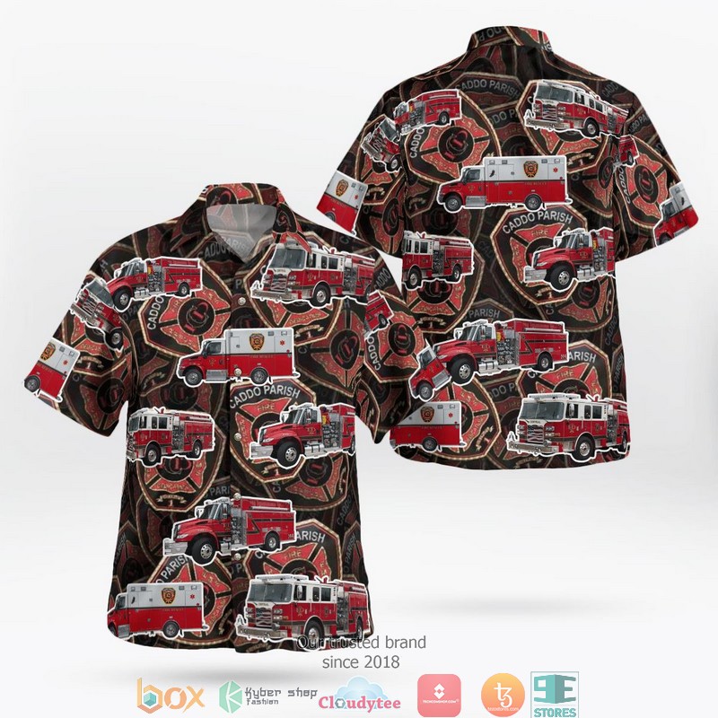 Shreveport Louisiana Caddo Fire District One Hawaii 3D Shirt