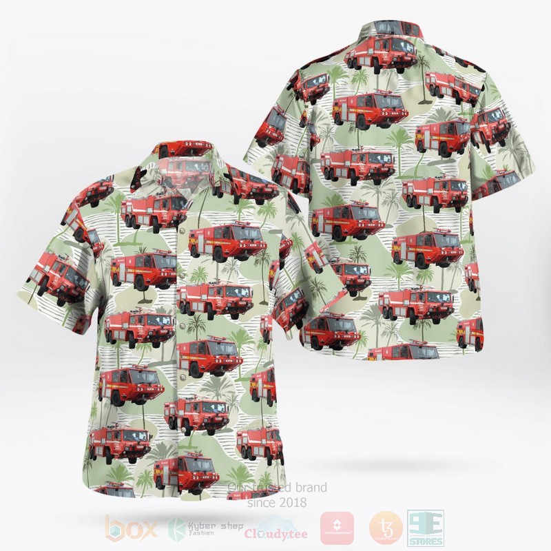 BEST Shropshire, England, United Kingdom, RAF Shawbury Fire Dept 3D Aloha Shirt 9 BEST Shropshire, England, United Kingdom, RAF Shawbury Fire Dept 3D Aloha Shirt word3