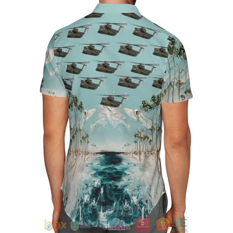 NEW Sikorsky CH-53 German Air Force Hawaii Shirt, Shorts 3 Sikorsky CH 53 German Air Force Hawaiian Shirt Shorts 1 2