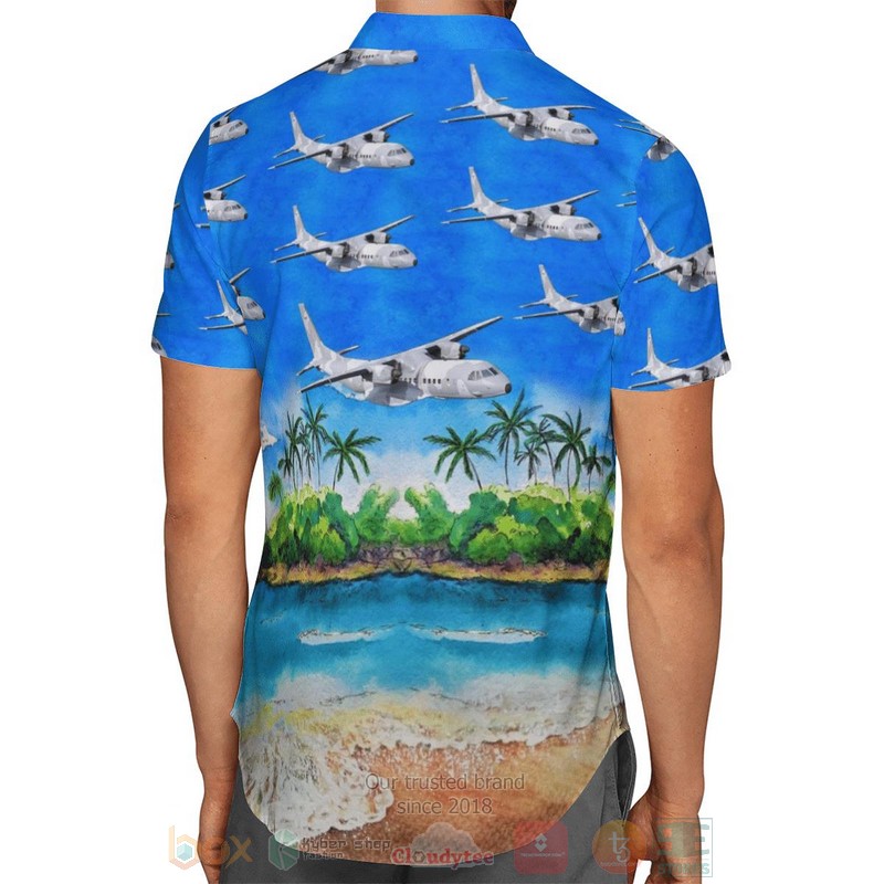 BEST Sily Powietrzne CASA C-295 3D Aloha Shirt 3 Sily Powietrzne CASA C 295 Hawaiian Shirt 1 2