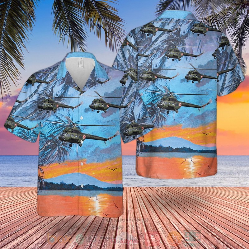 BEST Sily Powietrzne PZL Mi-2 3D Aloha Shirt 3 Sily Powietrzne PZL Mi 2 Hawaiian Shirt