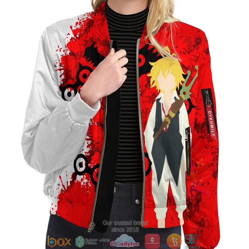 Sin of Wrath Bomber Jacket word3