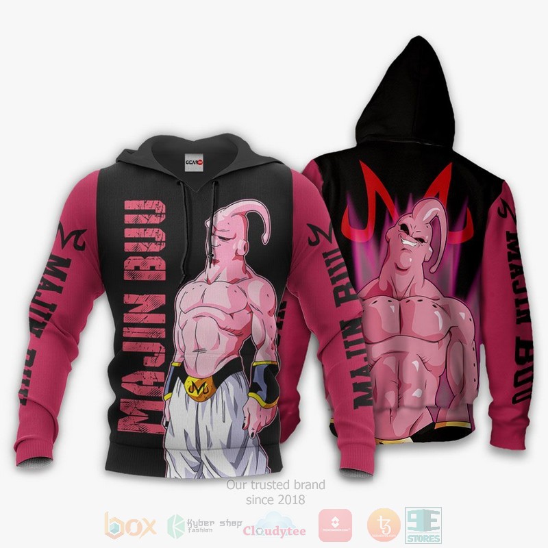 BEST Anime Skinny Majin Buu Dragon Ball All Over Print Hoodie-Bomber Jacket 3 Skinny Majin Buu Anime Dragon Ball 3D Hoodie Bomber Jacket 1 2