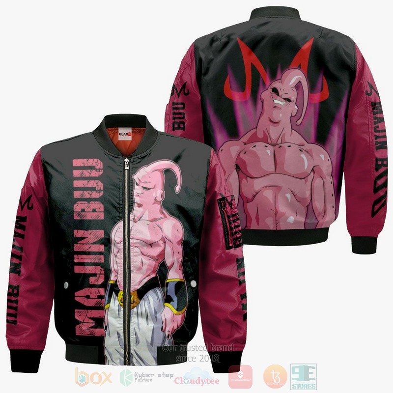 BEST Anime Skinny Majin Buu Dragon Ball All Over Print Hoodie-Bomber Jacket 4 Skinny Majin Buu Anime Dragon Ball 3D Hoodie Bomber Jacket 1 2 3