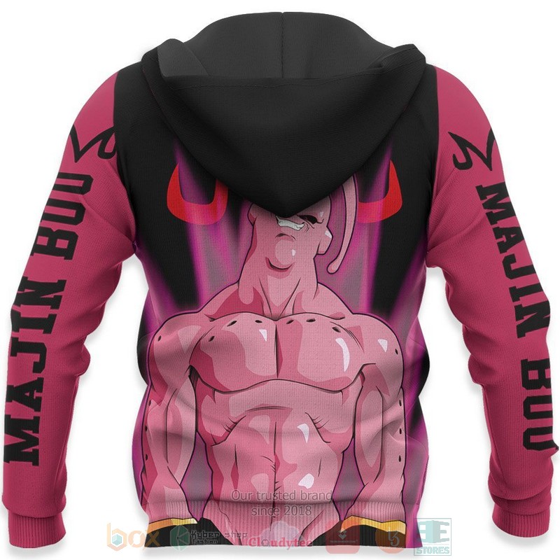 BEST Anime Skinny Majin Buu Dragon Ball All Over Print Hoodie-Bomber Jacket 5 Skinny Majin Buu Anime Dragon Ball 3D Hoodie Bomber Jacket 1 2 3 4