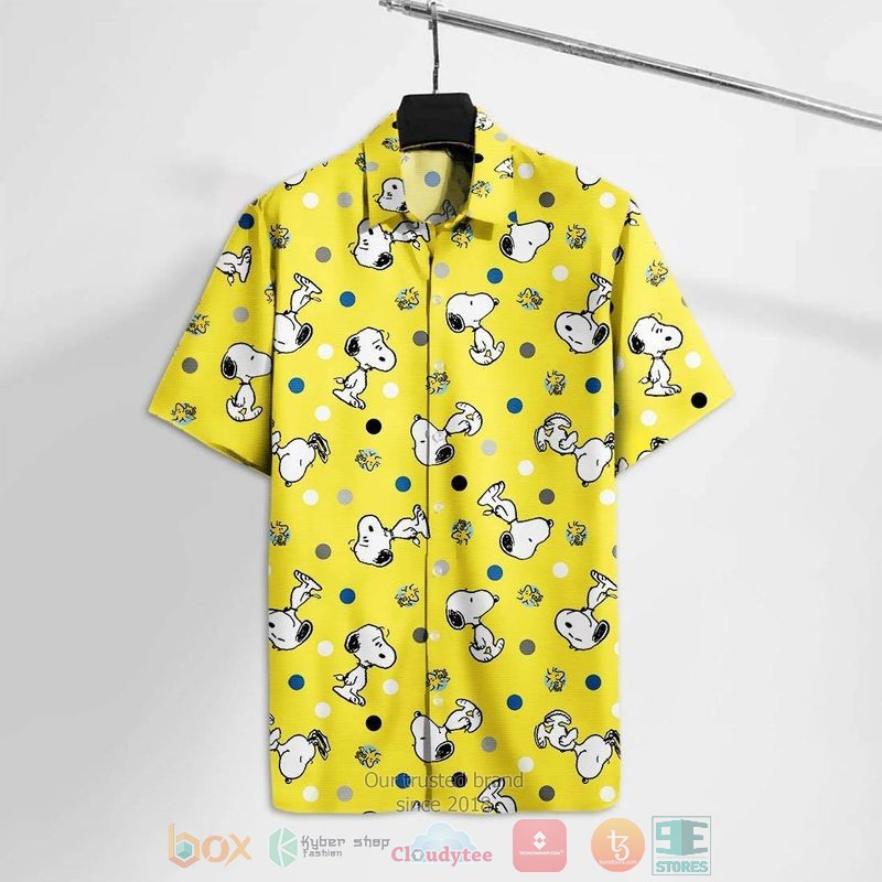 BEST Snoopy And Woodstock Cartoon Peauts Short Sleeve Hawaii Shirt 2 Snoopy And Woodstock Cartoon Peauts Hawaiian Shirt