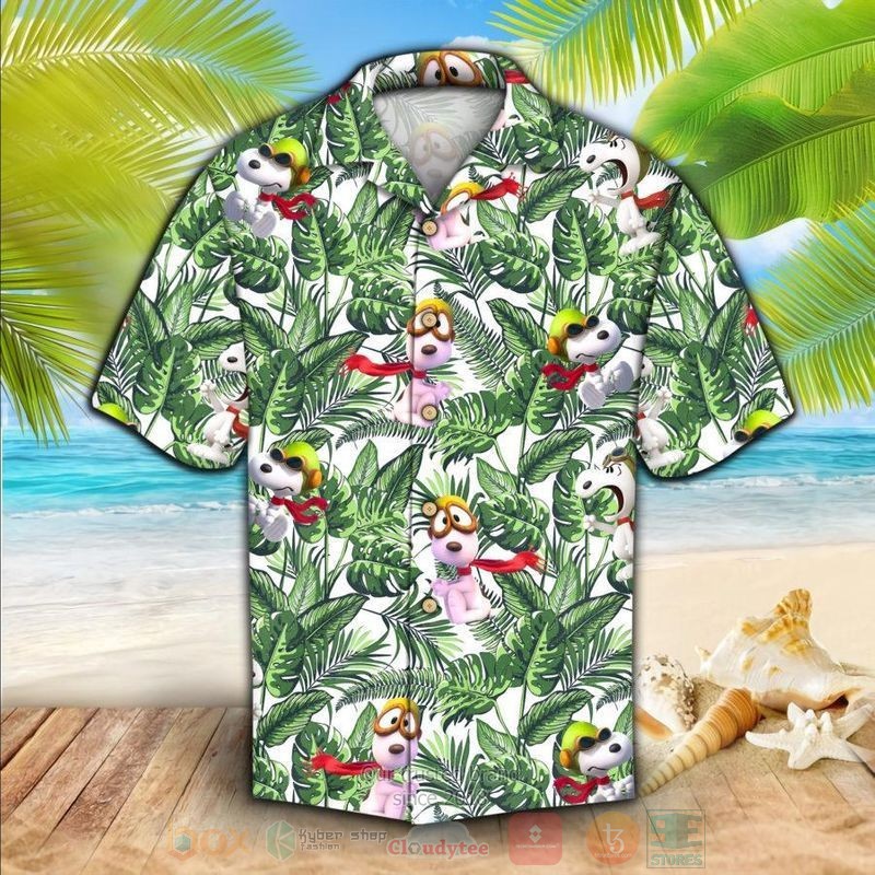 Snoopy With Summer Funny Short Sleeve Hawaiian Shirt