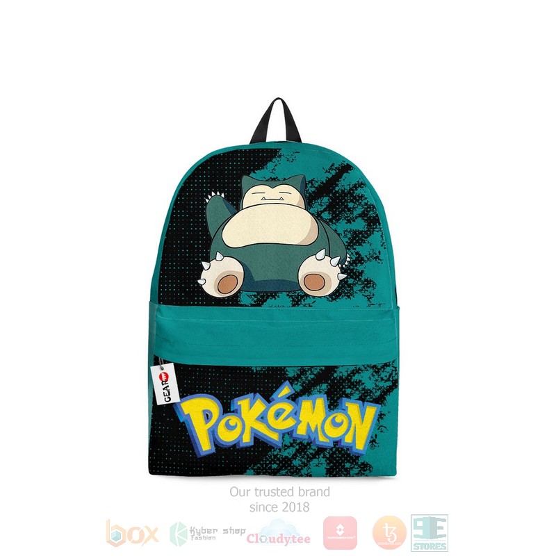 Snorlax Anime Pokemon Backpack
